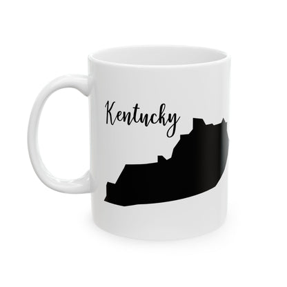 Kentucky State Silhouette Ceramic Mug – 11oz    Item #80118