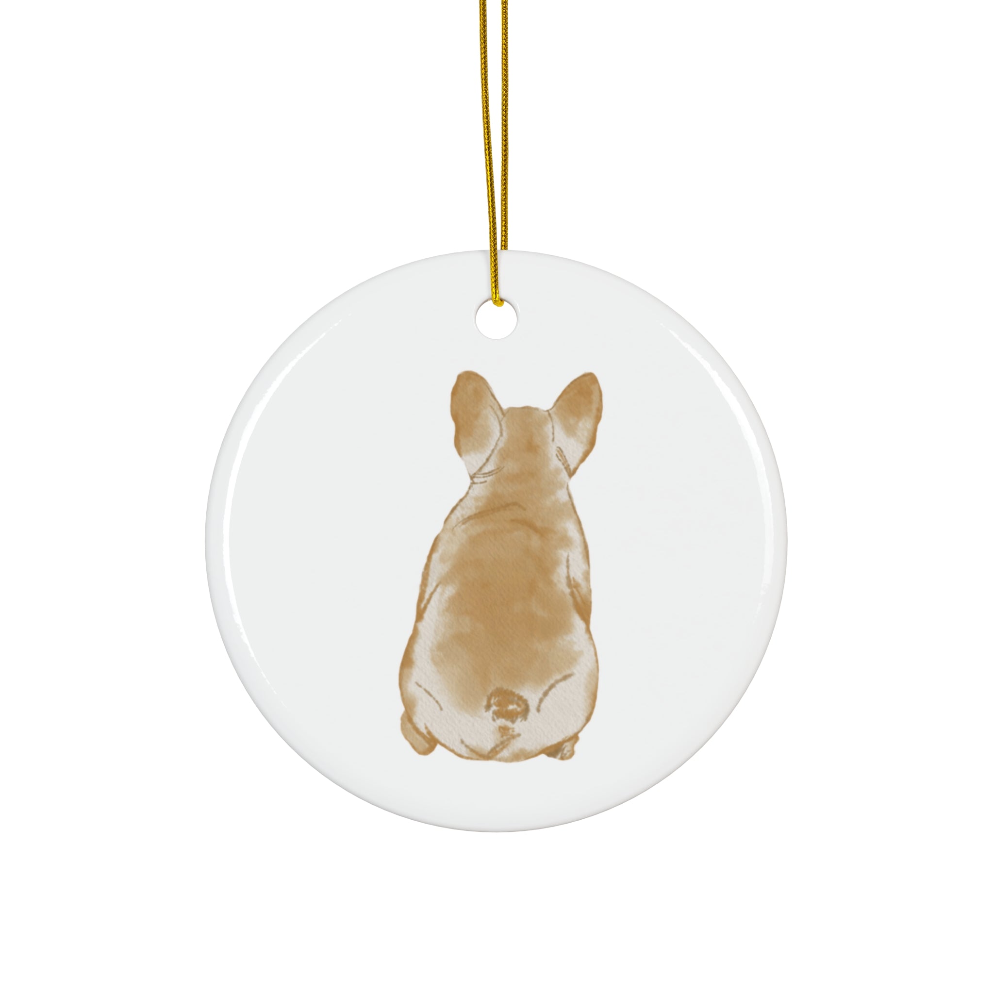 Dog Ceramic Disc Ornament         Item #45919