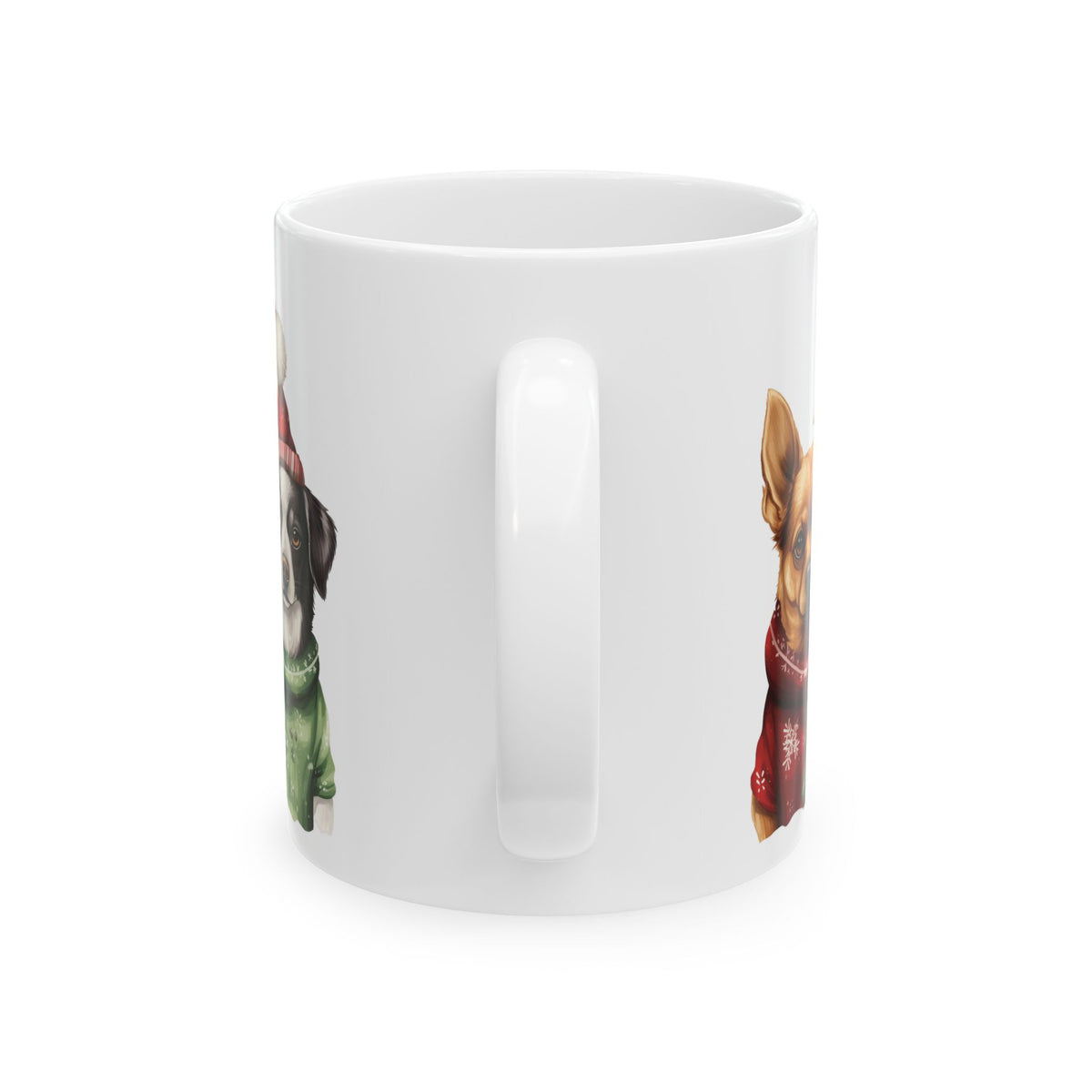 Christmas Dogs Ceramic Mug  11oz   Item #832037
