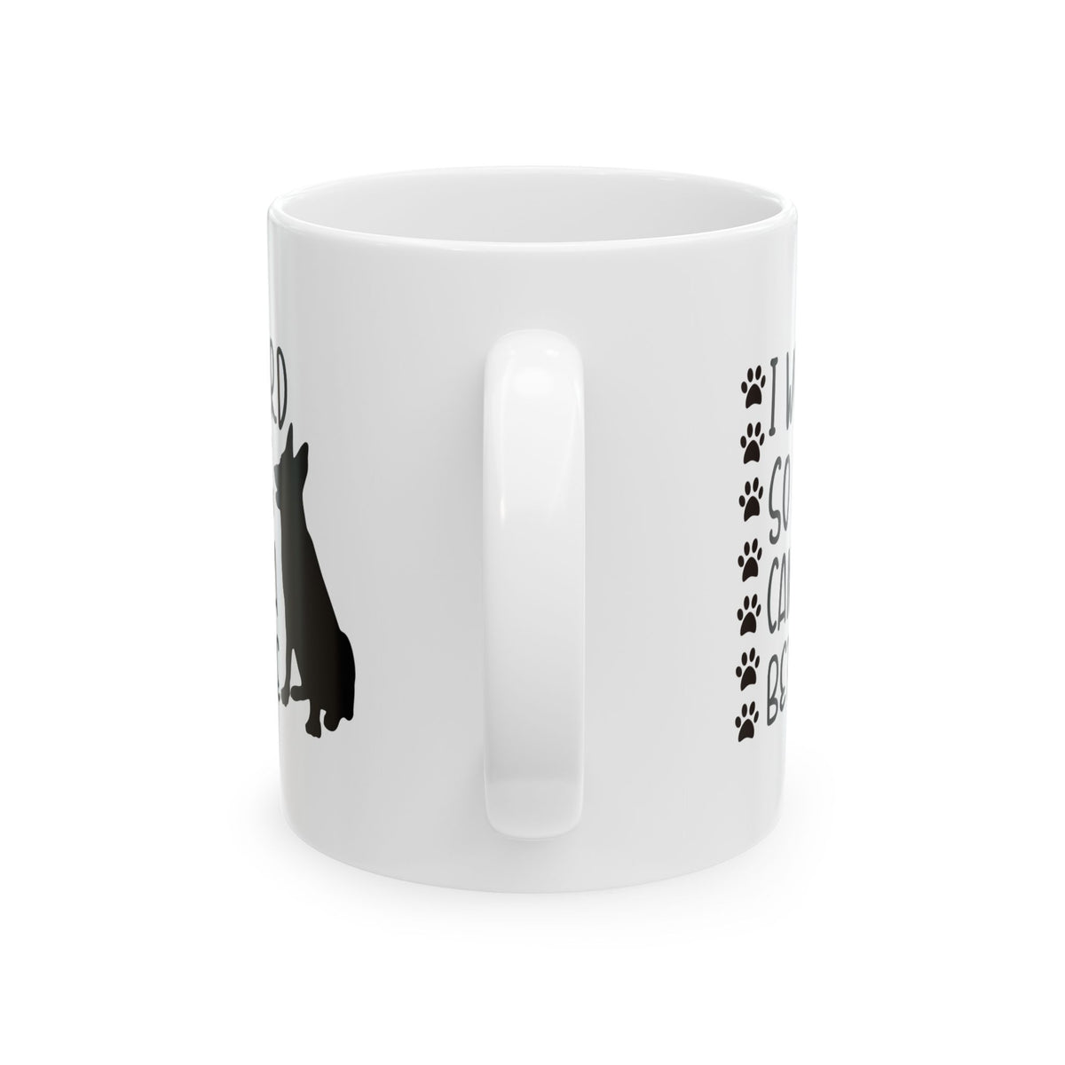Dog Lover Ceramic Mug — “I Work Hard So My Dog Can Have A Better Life” 11oz   Item #953475