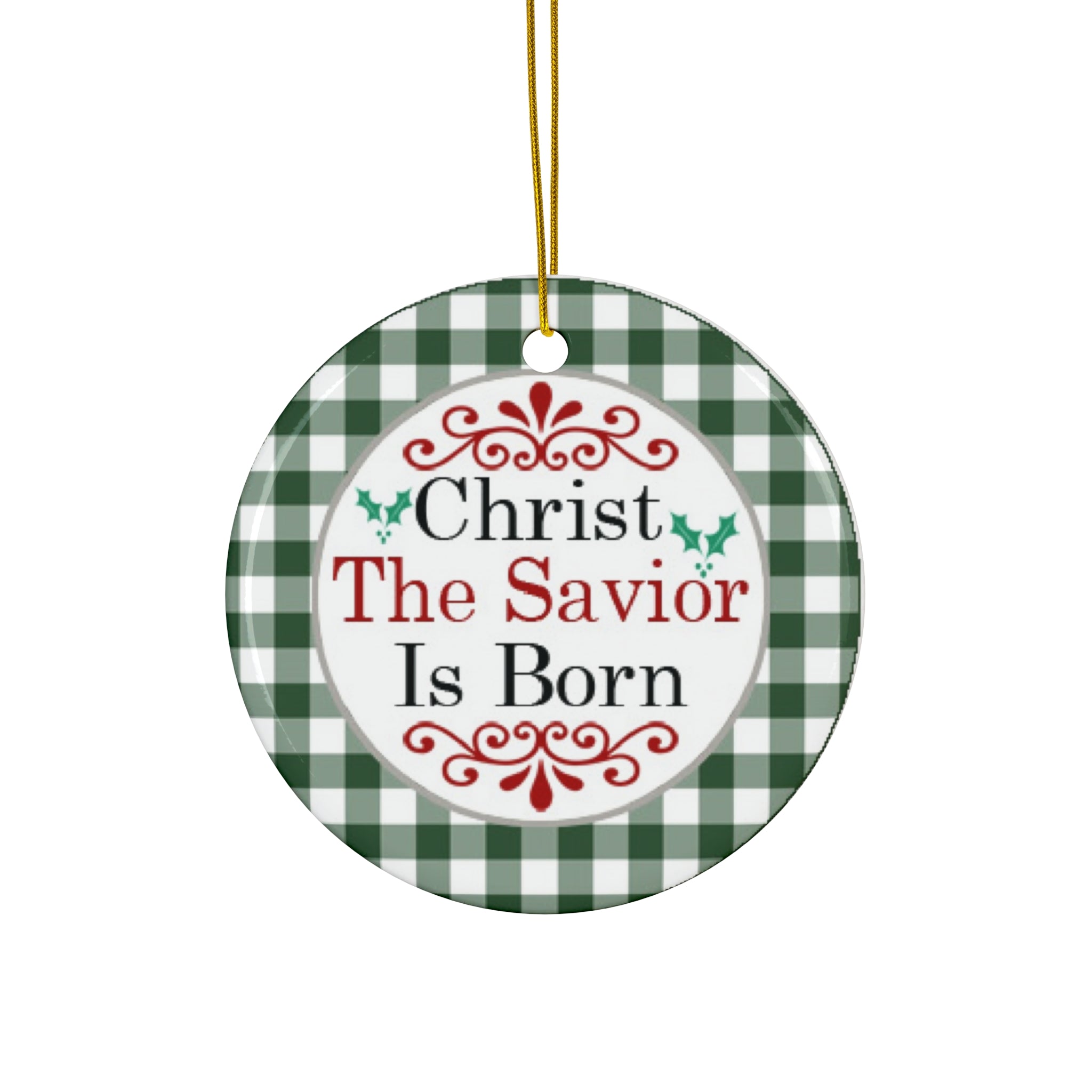 Christ The Savior Ceramic Disc Ornament       Item #7277172