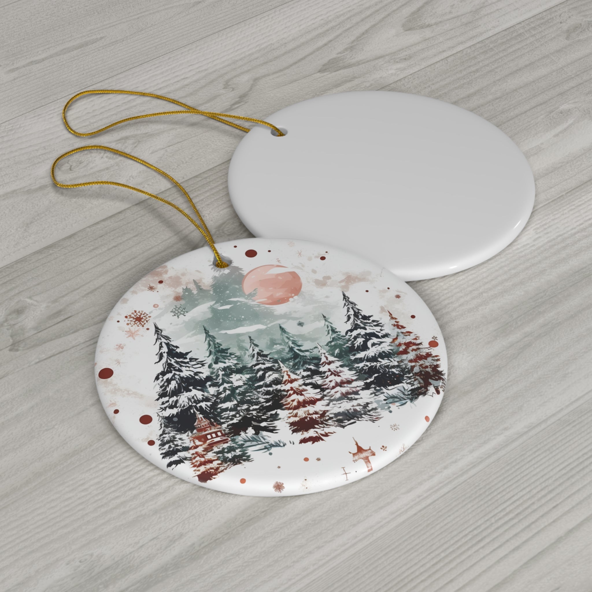 Trees Ceramic Ornament       Item #357985 - Buckshot's Bargain Barn