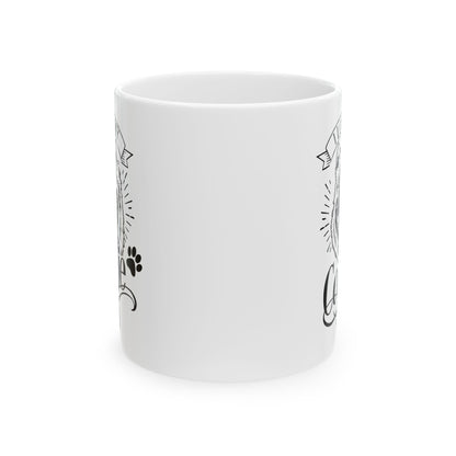 I Love My Collie Ceramic Mug — Cute Collie Coffee Cup 11oz    Item #906877