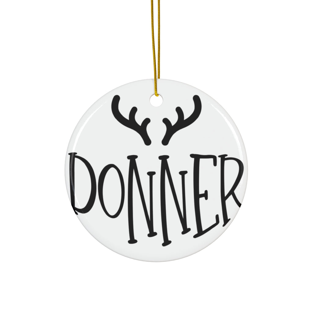 Donner Reindeer Ceramic Ornament     Item #6114026 - Buckshot's Bargain Barn