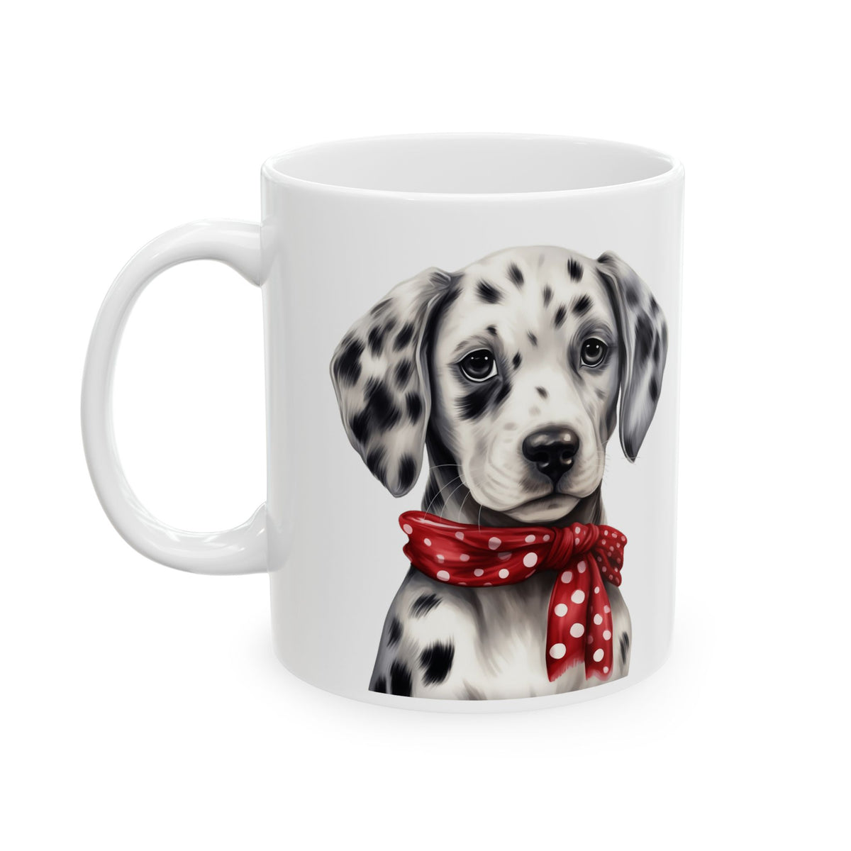 Dalmatian Dog Ceramic Mug – Playful Pet Lover Coffee Cup 11oz  Item #932946