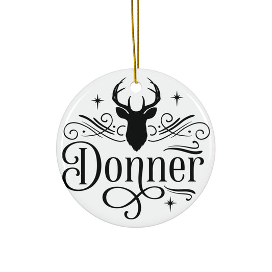 Ceramic Ornament - Donner     Item #9982833