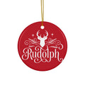 Rudolph Reindeer Ceramic Ornament      Item #9071655 - Buckshot's Bargain Barn