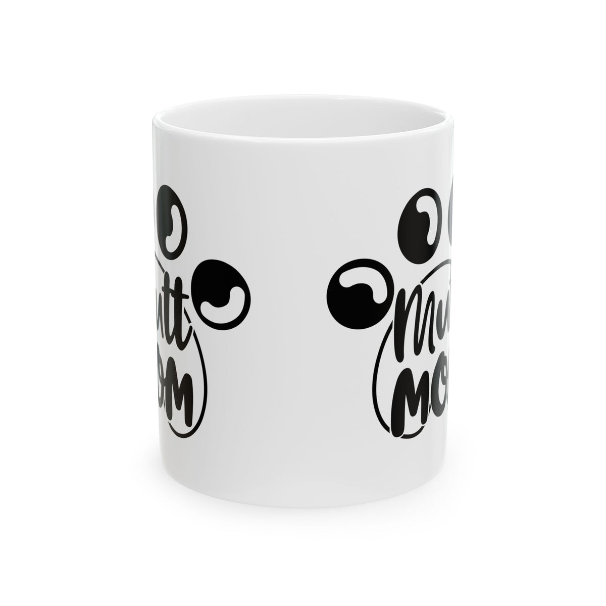 Mama Mom Ceramic Mug – Cute Paw Print Coffee Cup for New Moms & Pet Lovers 11oz   Item #515835