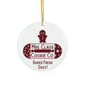 Mrs Claus Cookie Co Ceramic Disc Ornament         Item #4856566 - Buckshot's Bargain Barn
