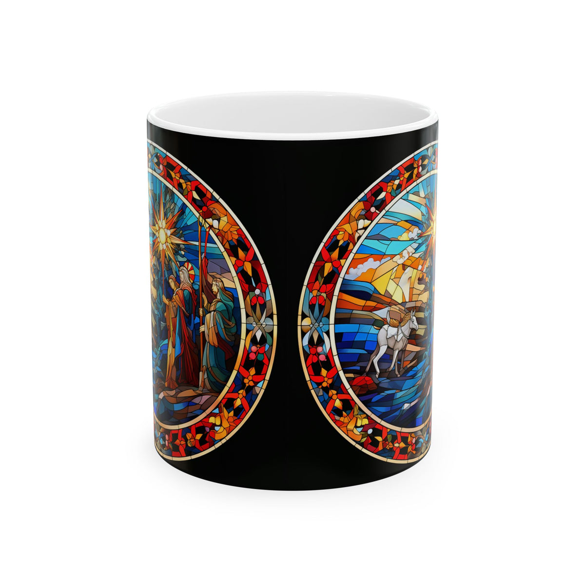 Stained Glass Cathedral Ceramic Mug 11oz   Item #384235