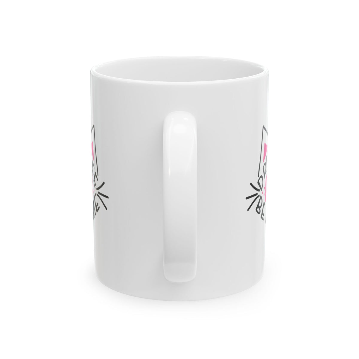 Cat Lover Coffee Mug — "Drink Coffee, Pet Cats, Be Awesome" Ceramic Mug 11oz    Item #597039
