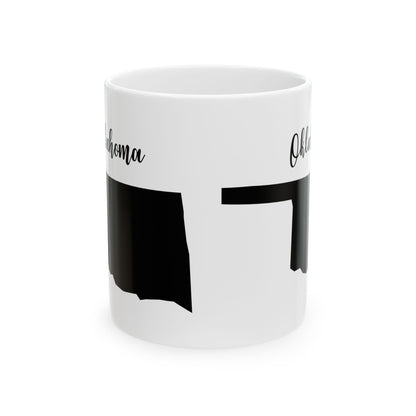 Oklahoma State Silhouette Ceramic Mug – 11oz    Item #753224