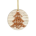 Christmas Tree Ceramic Disc Ornament       Item #5389208 - Buckshot's Bargain Barn