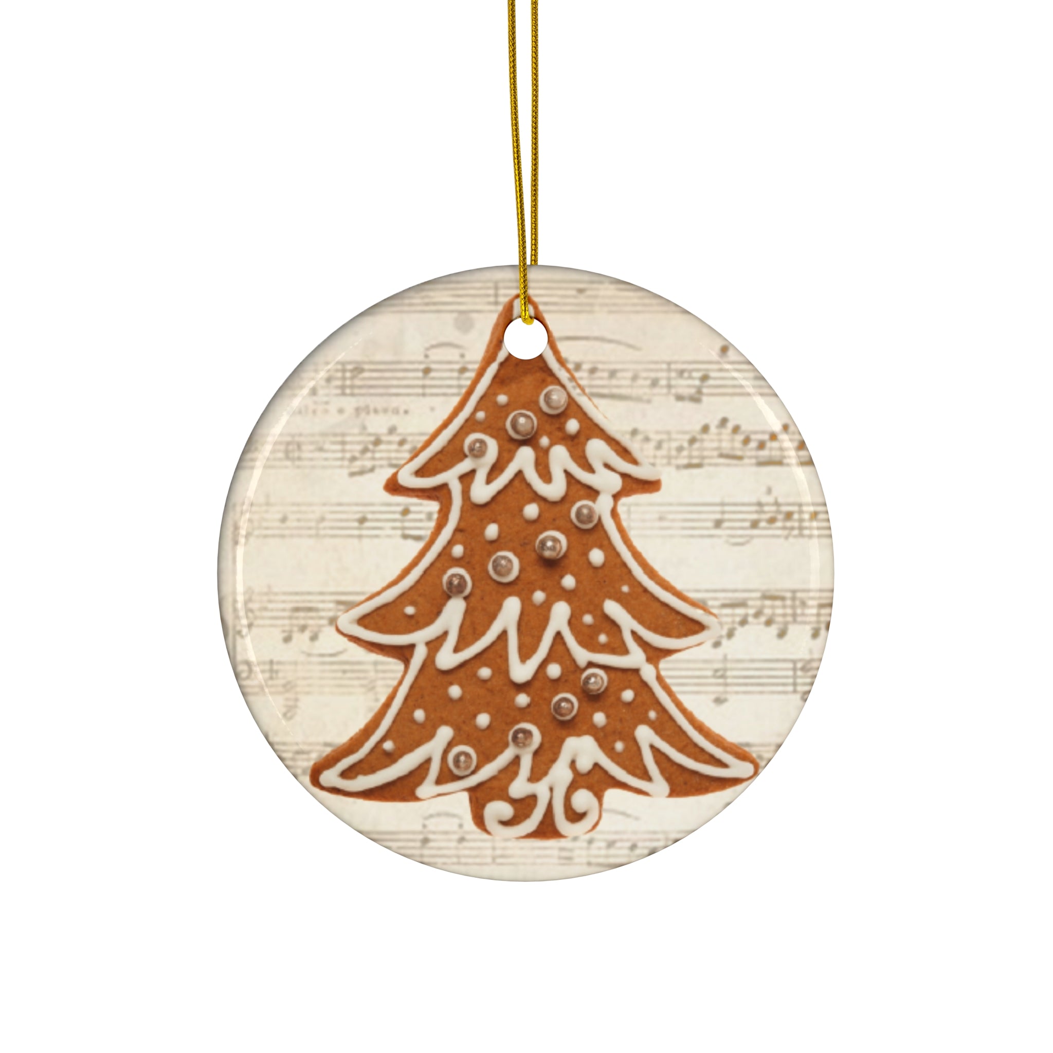 Christmas Tree Ceramic Disc Ornament       Item #5389208 - Buckshot's Bargain Barn