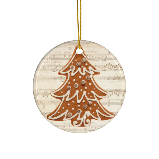 Christmas Tree Ceramic Disc Ornament       Item #5389208