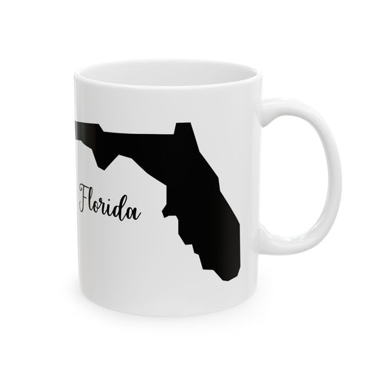 Florida State Silhouette Ceramic Mug – 11oz    Item #742626