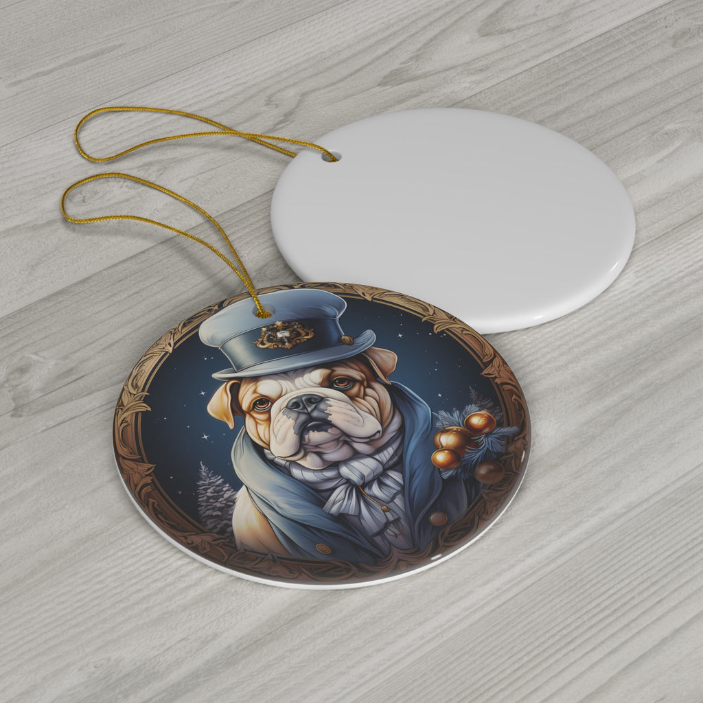Dog Ceramic Disc Ornament           Item #9445881