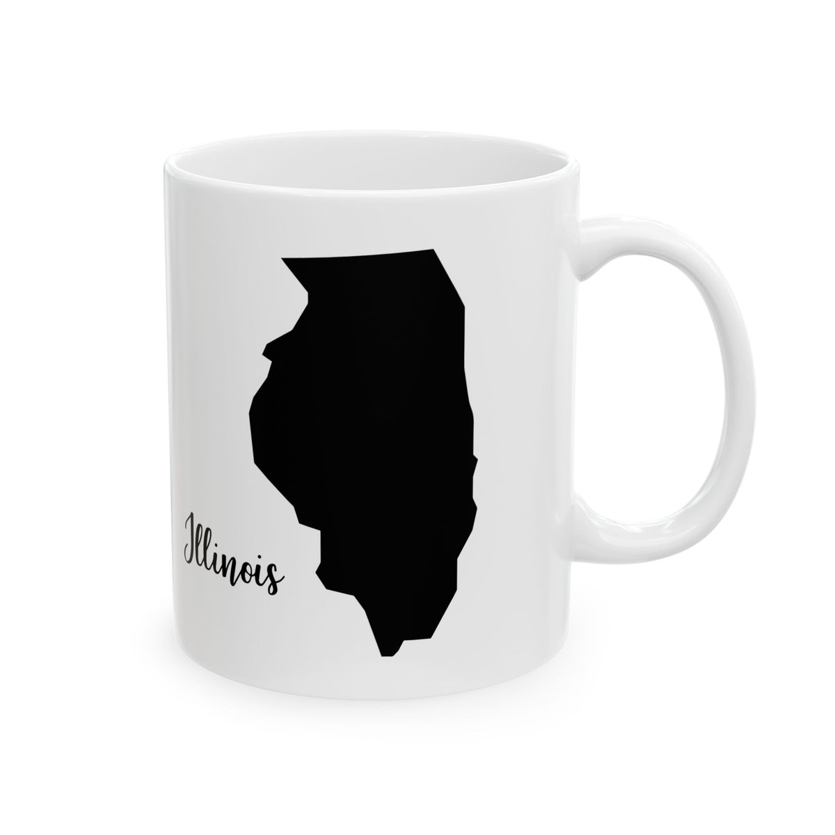 Illinois State Silhouette Ceramic Mug – 11oz    Item #549483
