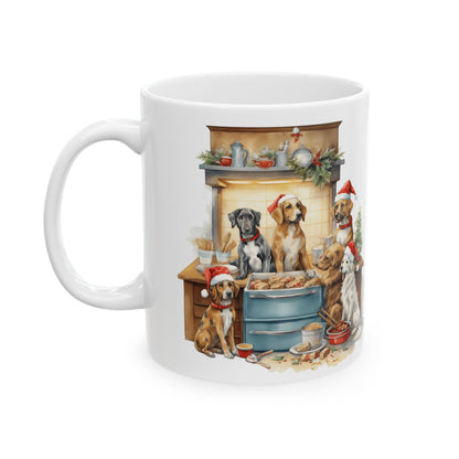 Christmas Dogs Holiday Ceramic Mug  11oz   Item #560847