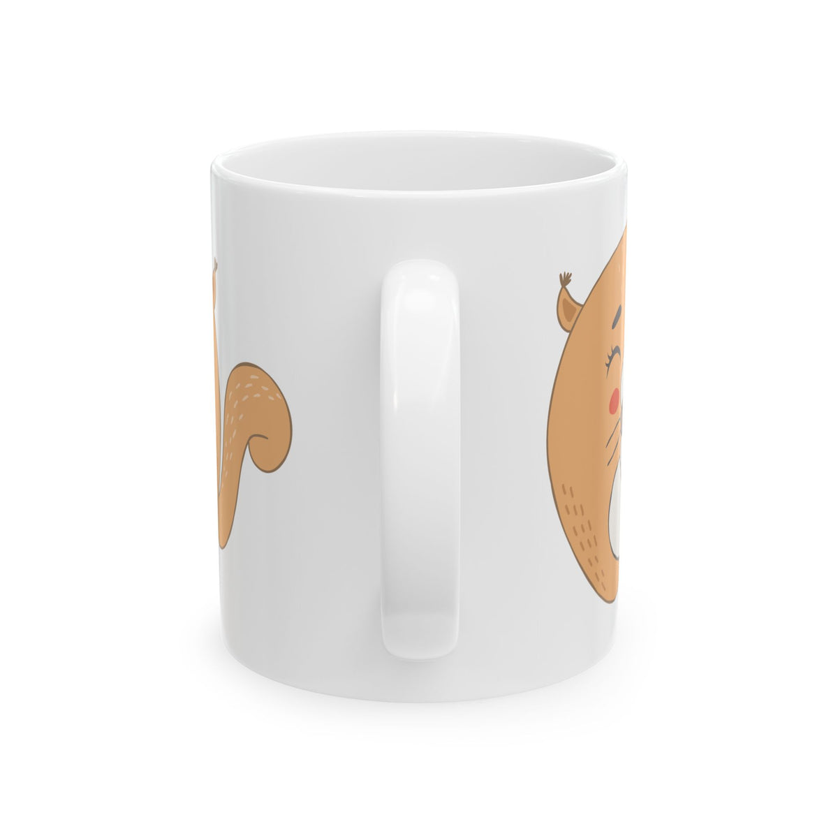Cute Squirrel Ceramic Mug – Whimsical Animal Coffee Cup 11oz  Item #436151