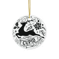 Cupid Reindeer Ceramic Ornament     Item #5169938 - Buckshot's Bargain Barn
