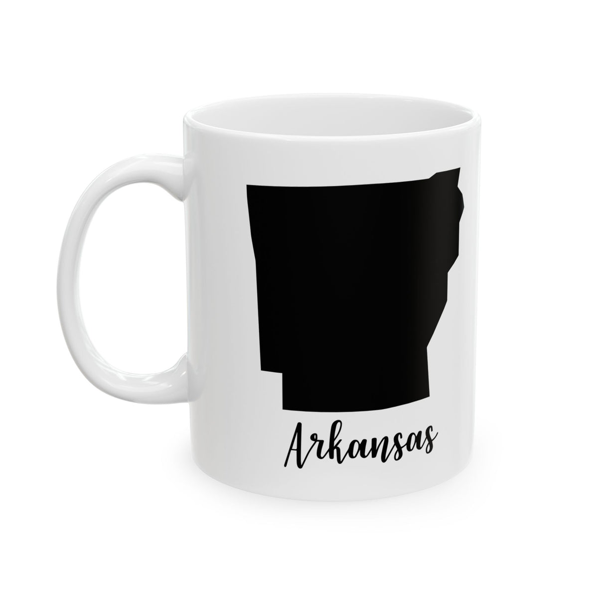 Arkansas State Silhouette Ceramic Mug – 11oz    Item #798961