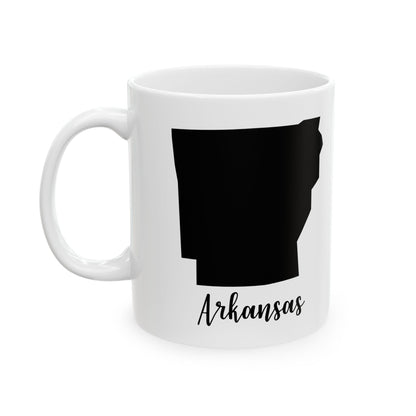 Arkansas State Silhouette Ceramic Mug – 11oz    Item #798961