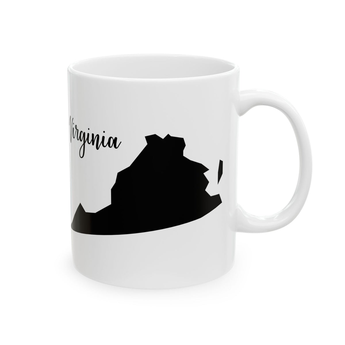 Virginia State Silhouette Ceramic Mug – 11oz    Item #293955