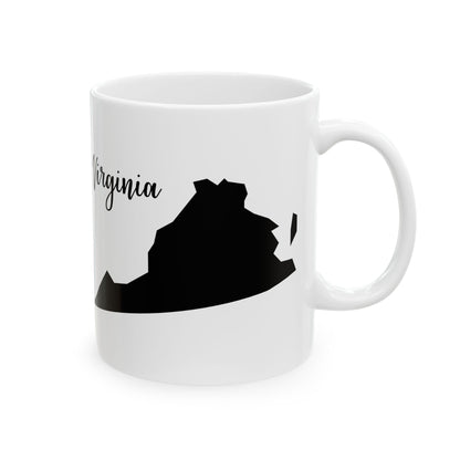 Virginia State Silhouette Ceramic Mug – 11oz    Item #293955