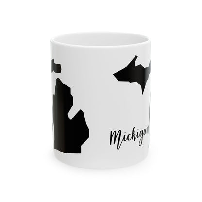 Michigan State Silhouette Ceramic Mug – 11oz    Item #45149