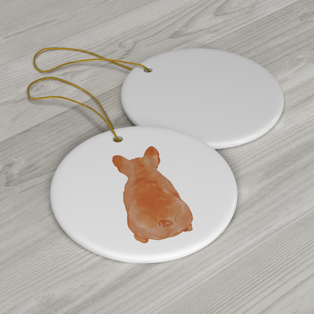 Dog Ceramic Disc Ornament            Item #2962809