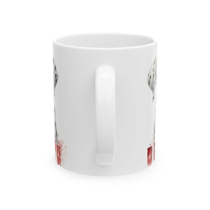 Dalmatian Dog Christmas Ceramic Mug 11oz    Item #637449