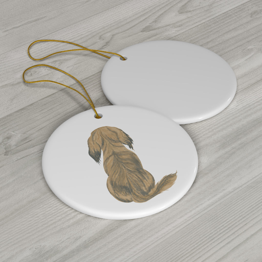 Dog Ceramic Disc Ornament         Item #2468377