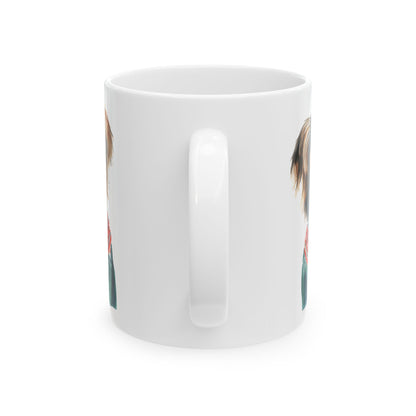 Dog Portrait Mug – Festive Sweater Pet Coffee Cup 11oz  Item #963413