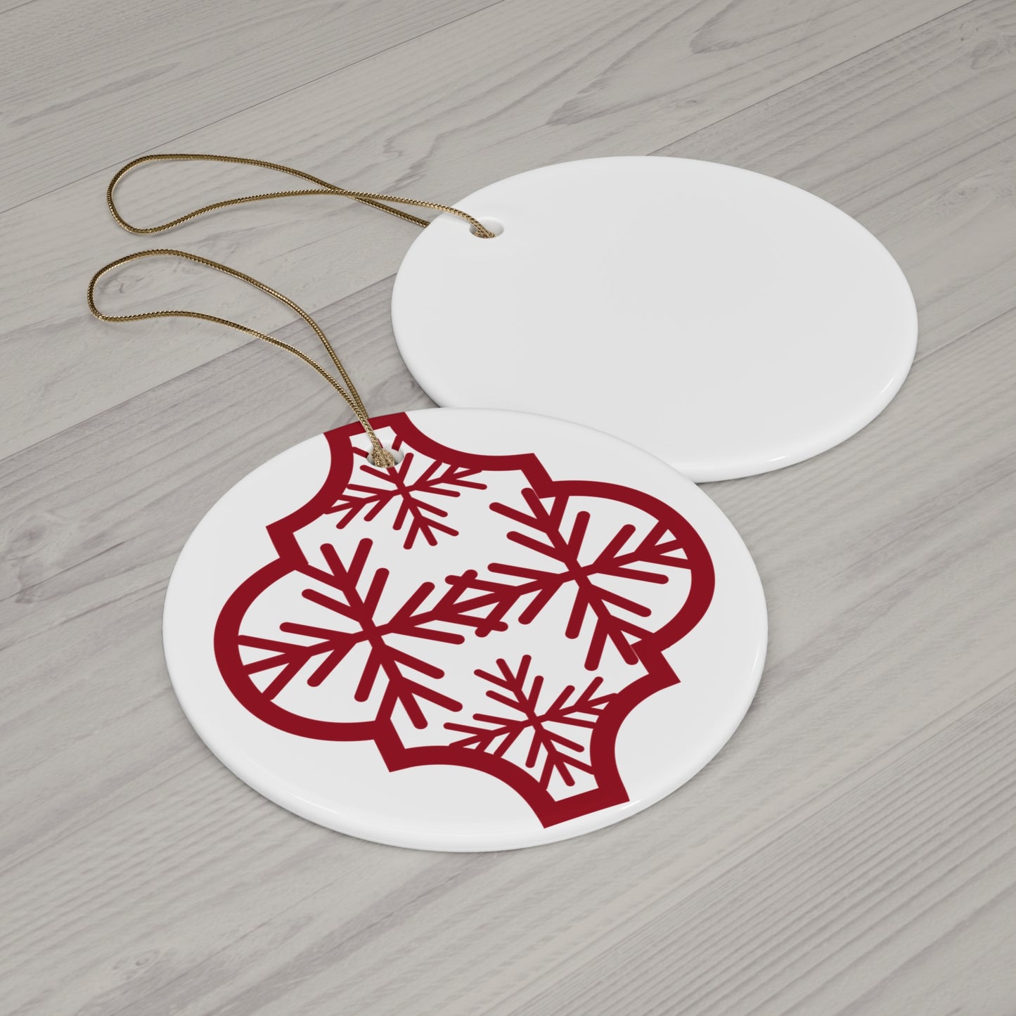 Arabesque Ceramic Disc Ornament      Item #4319685