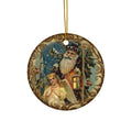 Santa Ceramic Disc Ornament           Item #2696554