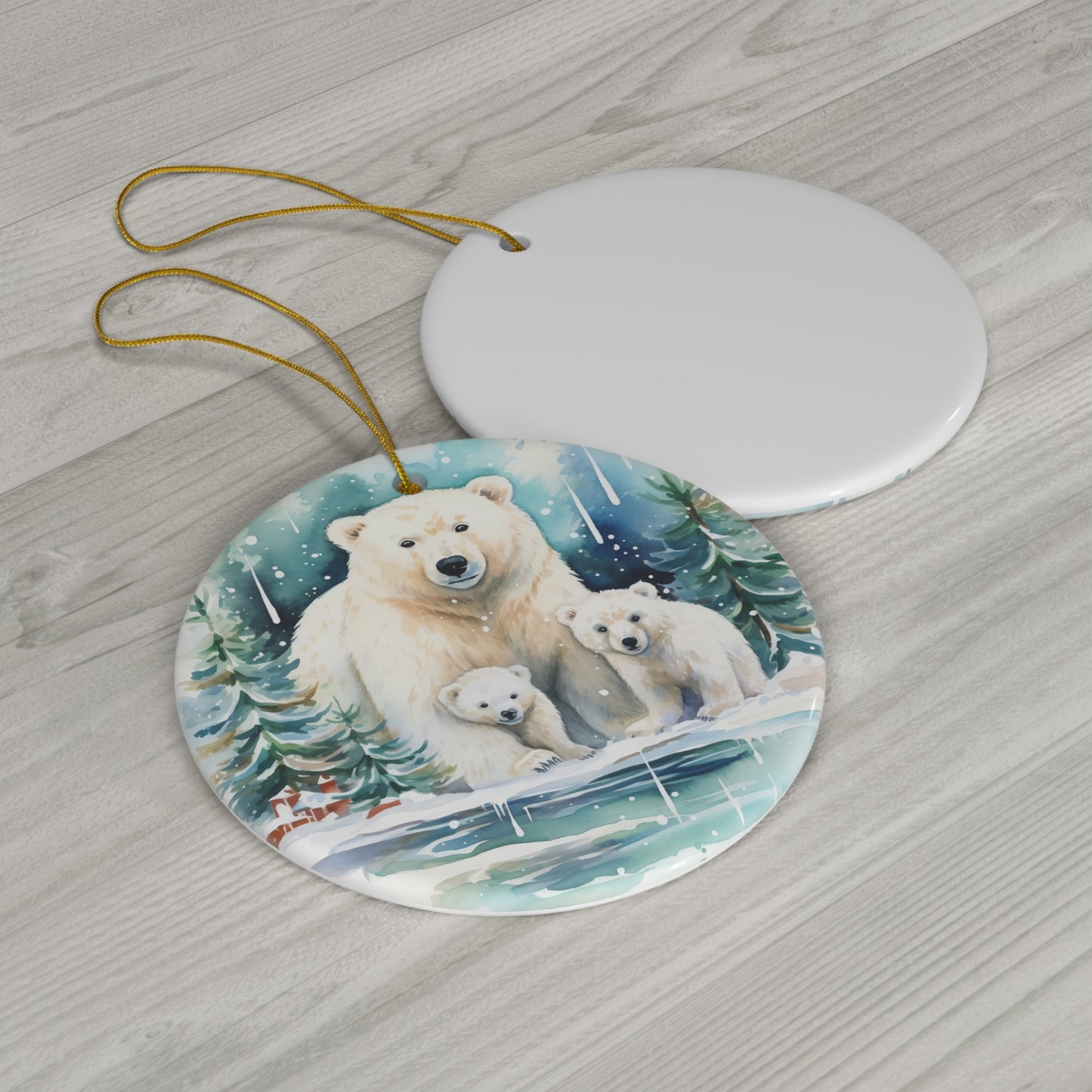 Ceramic Ornament - Polar Bear     Item #8512606