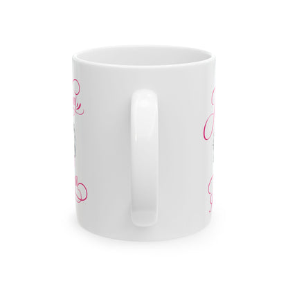 I Love My Bichon Dog Ceramic Mug — Cute Coffee Cup 11oz    Item #996311