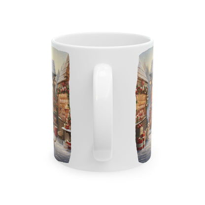 Cozy Christmas Village Ceramic Mug 11oz  Item #475598