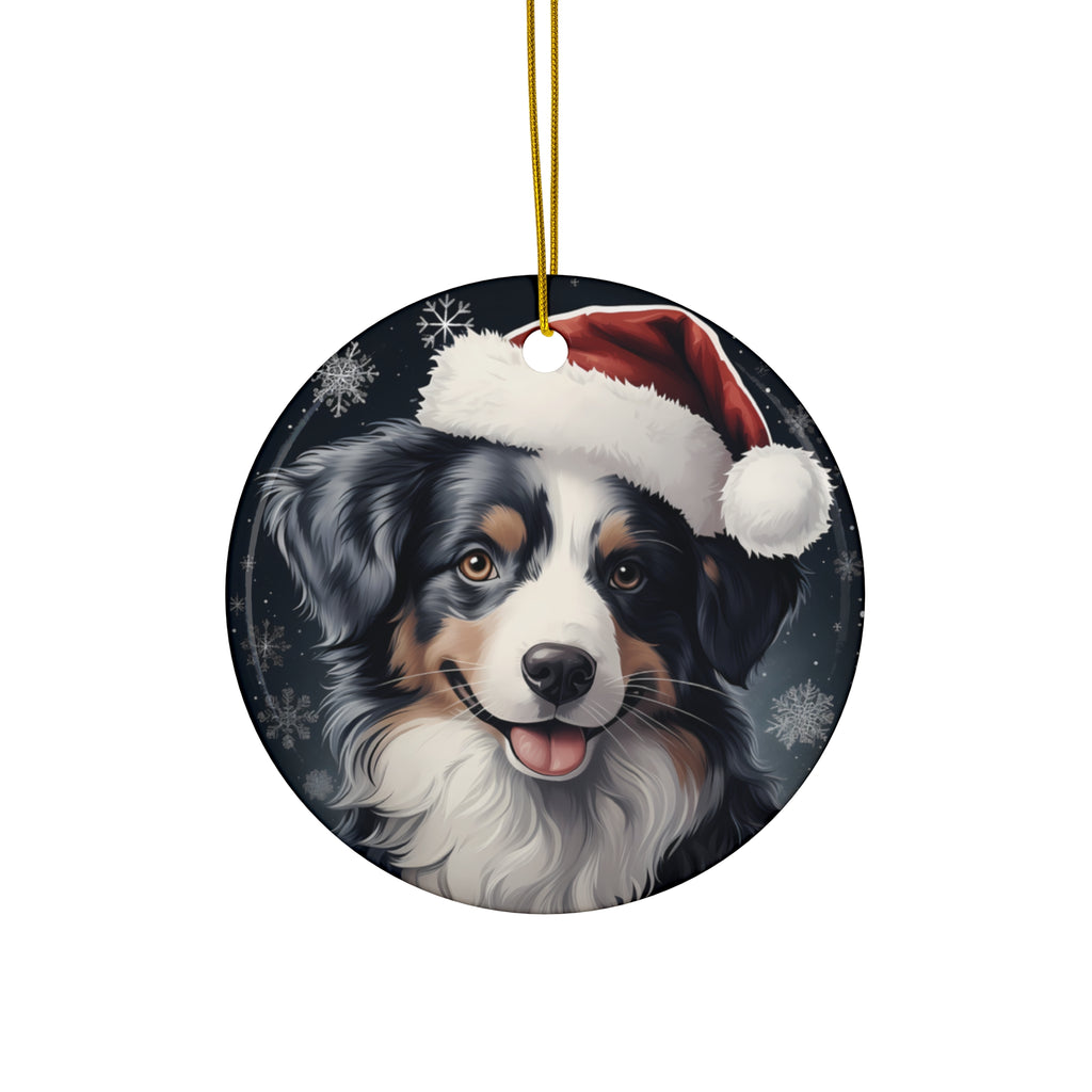 Dog Ceramic Disc Ornament             Item #657903