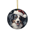 Dog Ceramic Disc Ornament             Item #657903