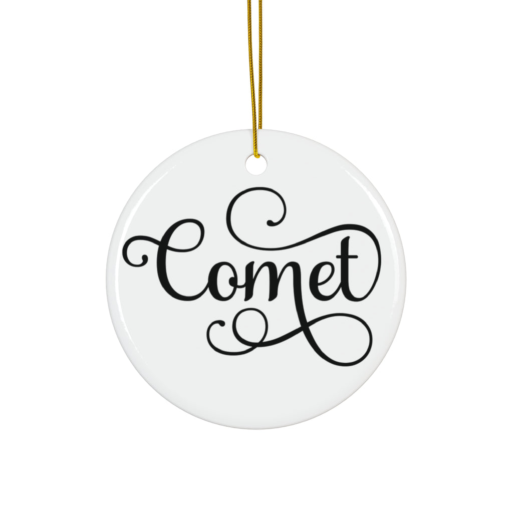Comet Reindeer Ceramic Ornament By Santa's Creations     Item #273311 - Buckshot's Bargain Barn