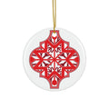 Arabesque Ceramic Disc Ornament      Item #532122