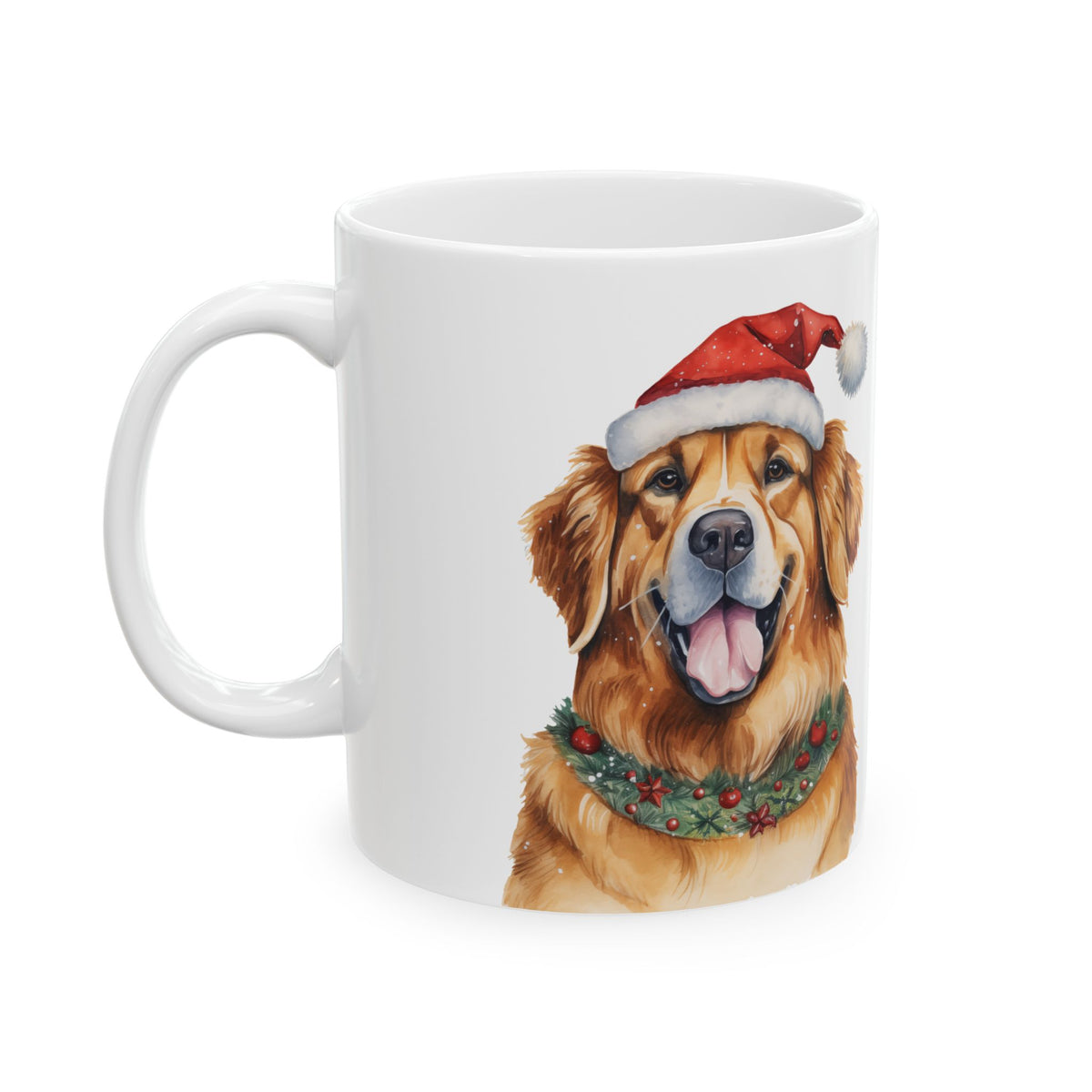Christmas Golden Retriever Mug – Holiday Dog Coffee Cup 11oz   Item #938171