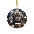 Dog Ceramic Disc Ornament         Item #2606138
