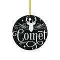Comet Reindeer Ceramic Ornament By Santa's Creations     Item #5854277 - Buckshot's Bargain Barn
