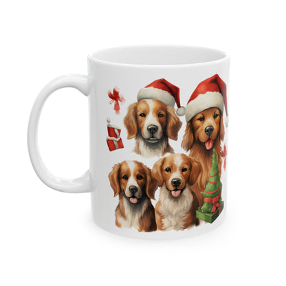 Christmas Dogs Ceramic Mug 11oz   Item #1342