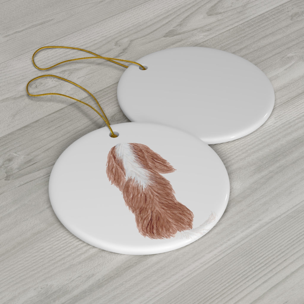 Dog Ceramic Disc Ornament     Item #1735987