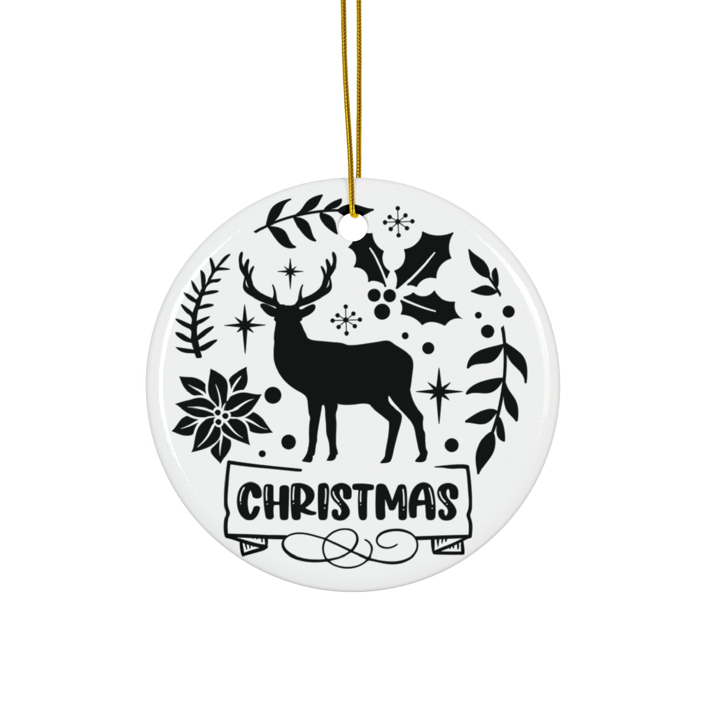 Christmas Ceramic Disc Ornament         Item #6456692