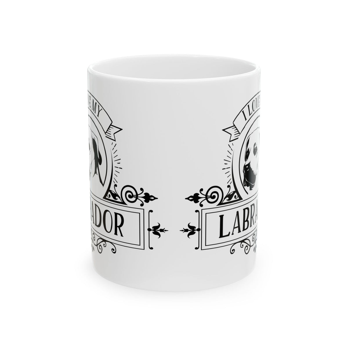 I Love My Labrador Ceramic Mug — Pet Coffee Cup 11oz   Item #249369